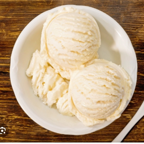 Helado vainilla