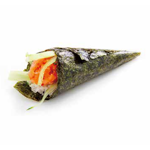 Temaki sake picante