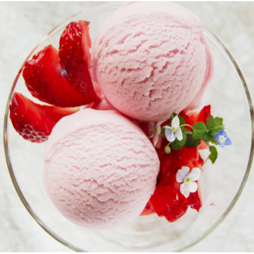 Helado fresa