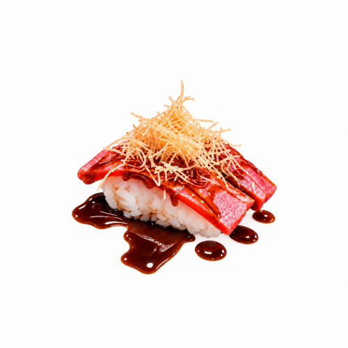 Nigiri de atún flameado