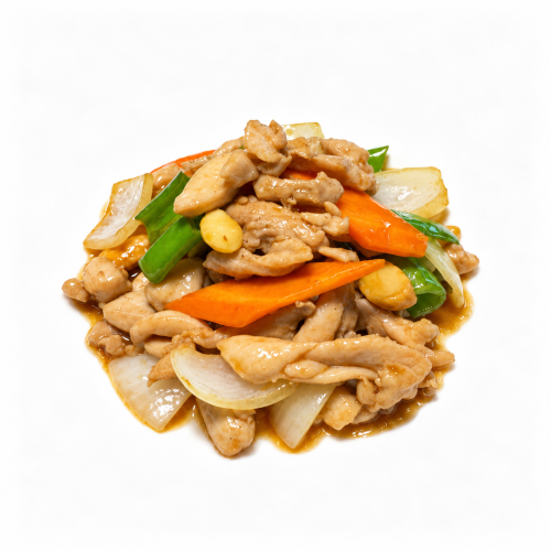 Pollo con almendras